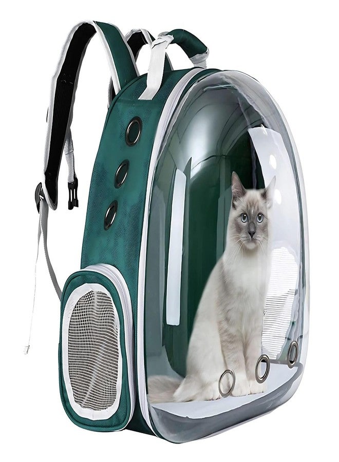 VAYINATO® Transparent Portable Pet Backpack Travel Carrier, Convenient Travel for Small Dog and Cat | Waterproof, Comfortable and Breathable by Petzlifeworld (Green) - Image 1